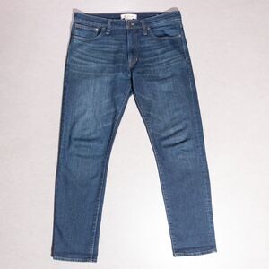 Madewell Slim Fit Dark Wash Blue Stretch Denim Jeans Men's 34x31